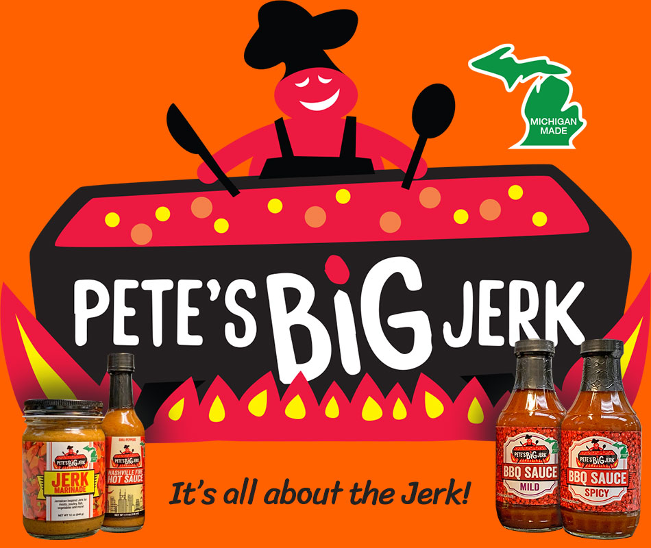 Pete's Big Jerk - It's All About the Jerk - Jerk Marinade - BBQ Sauce - Nashville Fire Hot Sauce