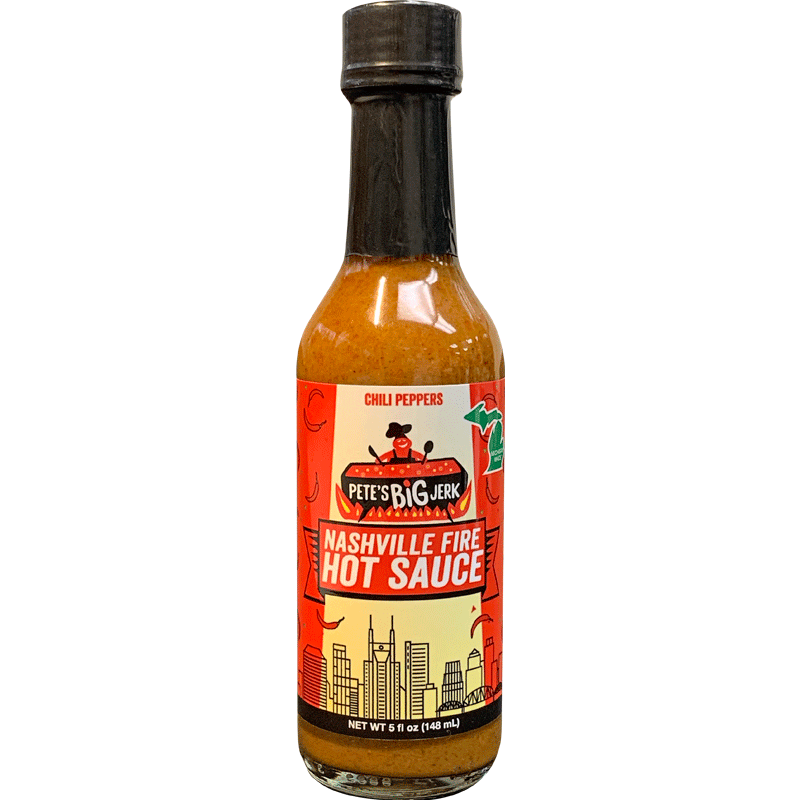 Nashville Fire Hot Sauce | Pete's Big Jerk